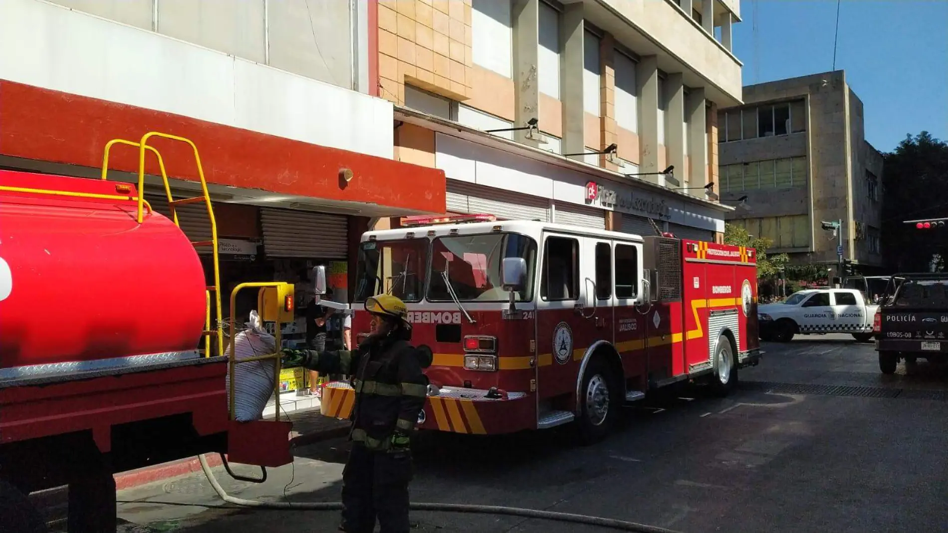 Incendio Plaza de la Tecnología